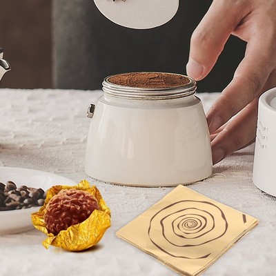  100 Pcs Pralinenfolie Schokoladenfolie Bonbonpapier Schokoladenverpackungen