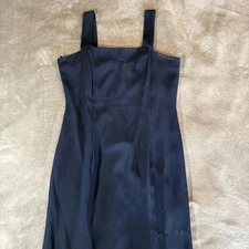 Aspeed Dress Womens Large Black Maxi Sleeveless Formal Evening Gown Made USA