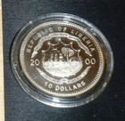 2000 REPUBLIC OF LIBERIA $10 CIVIL WAR  ROBERT E. LEE SILVER COIN — photo 3