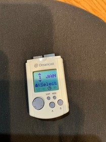 3 Sega Dreamcast Visual Memory Unit VMU HKT-7000 Card - tested see pics