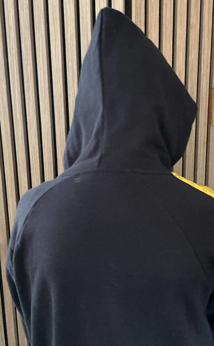 VR46 Felpa con cappuccio nera media ufficiale Valentino Rossi DARING RACEWEAR