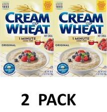 Cream of Wheat ORIGINAL Hot Cereal 1 Minute Cook time 28 oz Box - 2 PACK