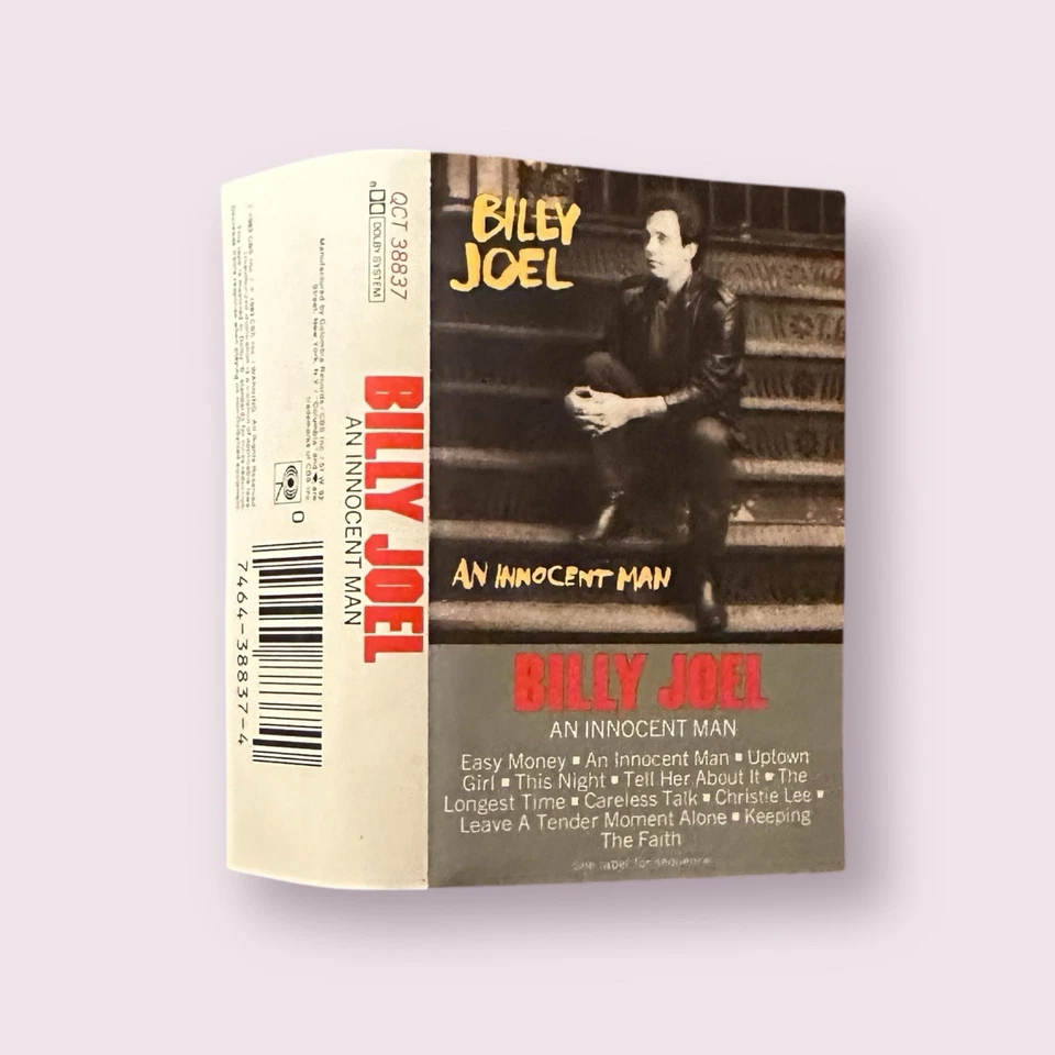 Billy Joel An Innocent Man 1983 Columbia Stereo Cassette QCT 38837 VTG Pop Rock Foto 2 de 4