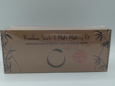 GROW YOUR DESTRY Kit para hacer sushi Juego para hacer sushi todo en uno con esteras de bambú