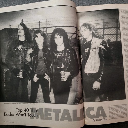 VTG JUN 20 1986 BAM Magazine #234 METALLICA w/Cliff Burton Bay Area - Picture 3 of 3