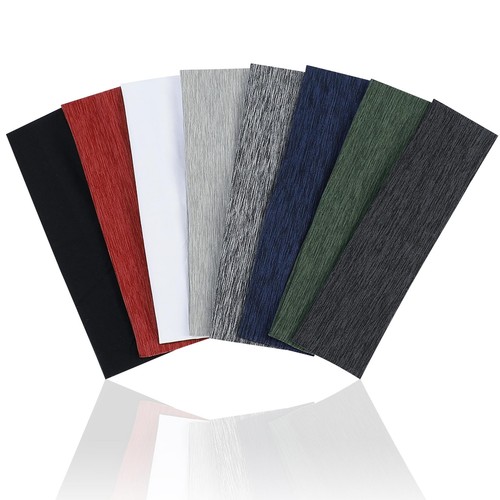 PAOFUPOS 8 Pack Sport Headbands for Men & Women, Elastic Soft Multi-color  - Picture 1 of 7
