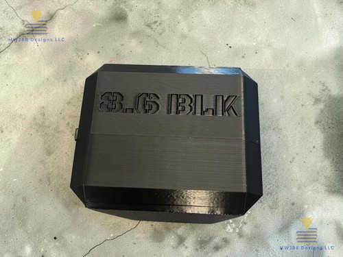 Custodia porta munizioni scorrevole 8.6 BLACKOUT BLK - 60° tondo - più colori! - Foto 8 di 8