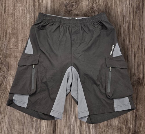 VAYAGER SPORTS Men's Medium Mountain Bike Shorts 3D Padded Bicycle MTB Shorts