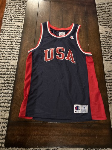 Champion Basketball National USA Team Blue And Red Jersey #9 Mens Size M - Picture 1 of 8