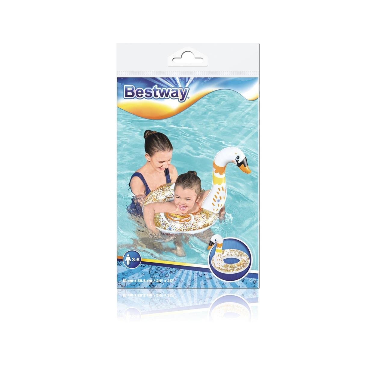 Bestway Shimer N Float Swimming Ring Assorted 1890₽