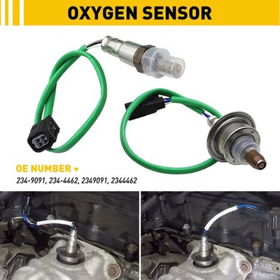 2PCS Oxygen O2 Sensor Up&Downstream For 08-12 Honda Accord