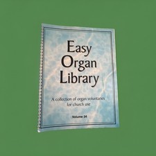 Easy Organ Library 38 Organ Sheet Music Religious Devotional Church Sacred