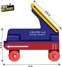 Golf Swing Trainer Swing Training Aid Direction Guides Improve Swing Accuracy