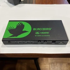 Monoprice Blackbird 2x2 HDMI Matrix w/ Audio Extraction, HDMI 2.1, HDCP 2.3, 8K