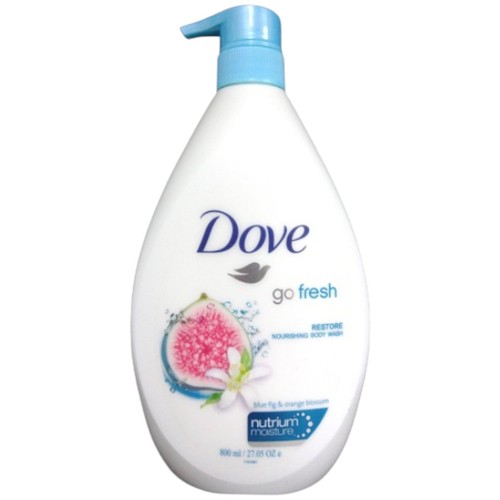 Dove Blue Fig & Orange Blossom Nourishing Body Wash, 27.05 oz 800ml - Picture 1 of 2