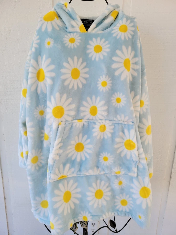 Poncho Marlo Lorenz Throwzy Ultra Suave Encubrimiento O/S Margarita Flores Junior Pullover Foto 2 de 4