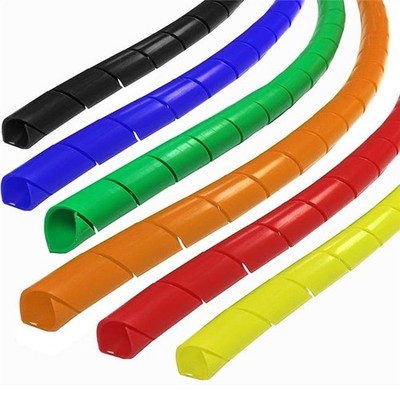 Electriduct WL-SW-0375-50-BK Polyethylene Spiral Wrap - 0.38 in. - 50 ft. - B...