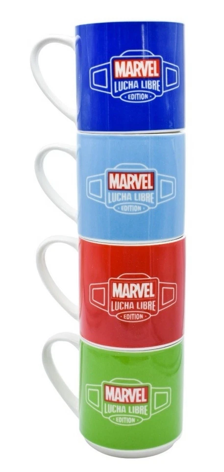 Marvel Lucha Libre Edition Mugs Mexican Wrestling Tea Coffee Porcelain Mug - Image 4 of 4