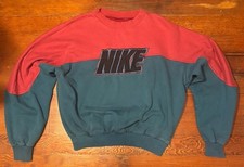 Rare Vintage Nike Spell Out two-tone Sweatshirt