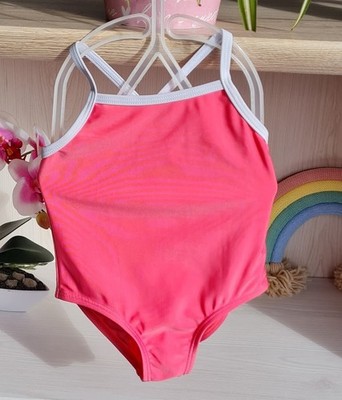 baby girls one piece swimsuit swimming costume size 74- 6/9 months