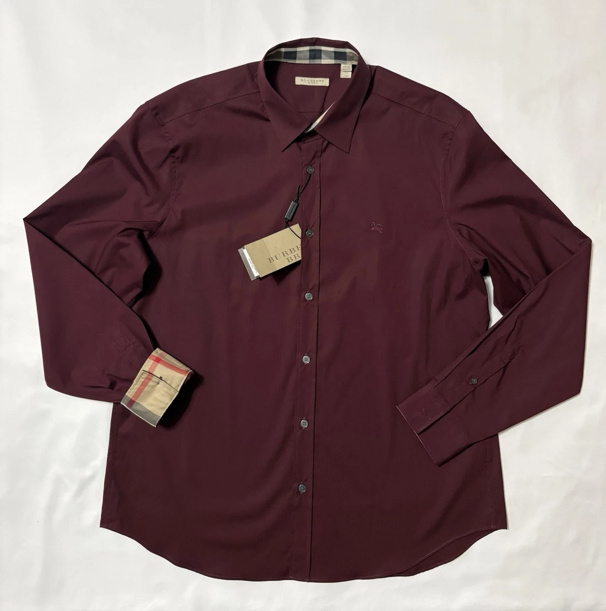 burberry dress shirt ebay Burberry London Cotton Blend Dress Shirts for Men for sale