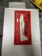 NIB 1/3.5 EZ Laser 200 BUD LIGHT ARF Airplane Kit By OK Models 86" Span