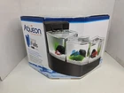 Aqueon Betta Falls 3 Section Aquarium Fish Tank QuietFlow Power Filter Black