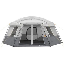 17' x 15' Person Instant Hexagon Cabin Tent, Sleeps 11 All-Season– Ships from US