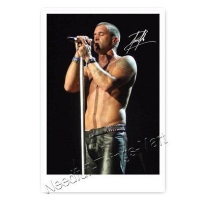 Scott Stapp - Autogrammfotokarte / Autograph  ca. 10x15cm laminiert 