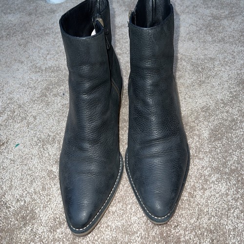 leather ankle boots size 5