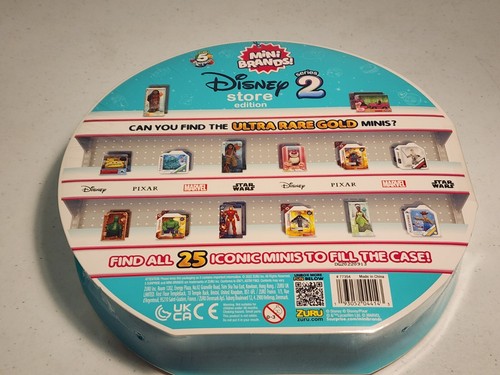 Mini Brands DISNEY SERIES 2 COLLECTOR'S CASE 5 Minis-Including 2 EXCLUSIVE Minis - Picture 2 of 2