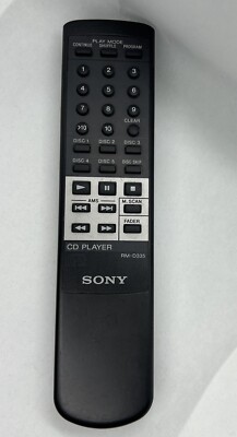 Sony RM-D335 CD Remote for CDP-C235 C245 C265 C335 C345 C365 C445 C741 CDP-CA7ES