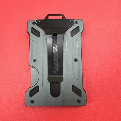 KKNT Aluminum alloy Wallet ID viewer, rfid,money clip, credit card holder. 