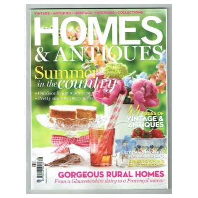 Homes & Antiques Magazine August 2013 mbox419 Summer In The Country