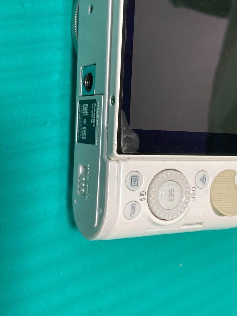 CASIO EX-ZR3100 WE EXILIM Digital Camera white Selfie 3 inch CASIO EX-ZR3100 WE EXILIM Digital Camera white Selfie 3 inch