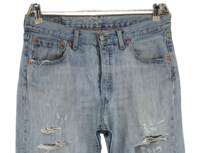 Jean Levi's 501 Vintage - Taille W30 L32 - Coupe Droite Régulière - Occasion Très Bon état
