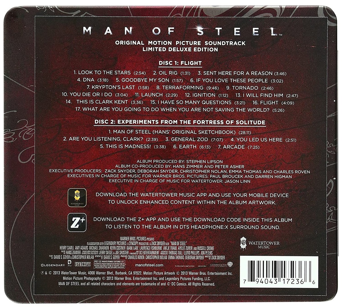 Hans Zimmer - Man Of Steel: Original Motion Picture Soundtrack [2 CD] -   Music