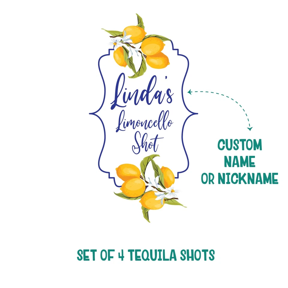 Vasos de chupito personalizados, juegos de vasos de chupito de limoncello, vasos de tequila personalizados Foto 2 de 4