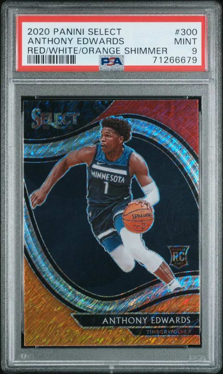 Anthony Edwards - 2020 Panini Select #300 Red, White, Orange