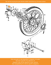 SUZUKI Nut, 09140-16005 OEM
