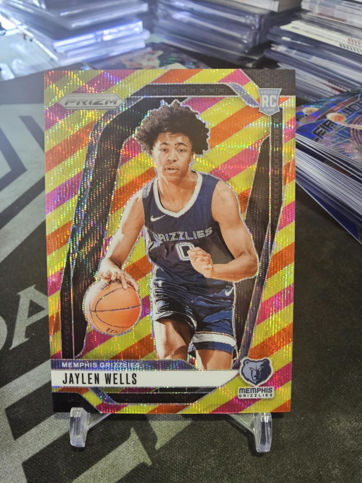 2024-25 Panini Prizm Jaylen Wells #239 Multi Wave Prizm 67/88/ RC!