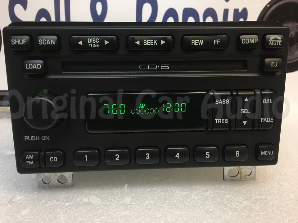 FORD Expedition MERCURY Mountaineer Radio 6 Disc Changer CD Player Stereo 03 05 — 第 4/4 张图片