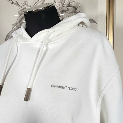 Off-White Main Label 2013 White Pullover Hoodie Unisex XL 100