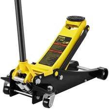 Low Profile Floor Jack 2.5 Ton Heavy Duty Steel Dual Piston Rapid Pump