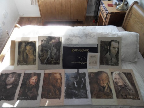 LOTR Collectors Edition Kunstmappe 9 Lithographien Band 2 + COA - NEUWERTIG - Bild 2 von 11
