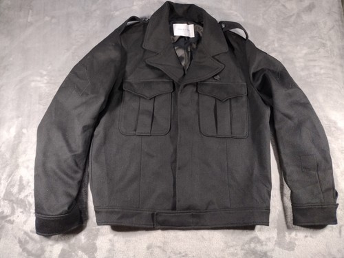 Ovadia & Sons Eisenhower Military Wool Jacket New York Large Black
