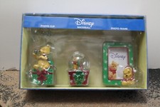 Disney Winnie the Pooh Gift Set photo clip, waterball, photo frame NEW