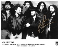* DON BARNES * signed 8x10 photo * 38 SPECIAL * PROOF * 13