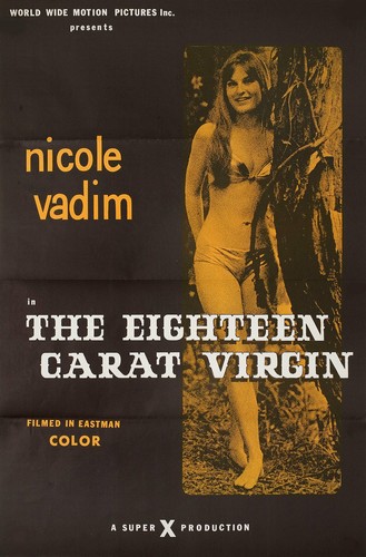 The Eighteen Carat Virgin 1972 U.S. One Sheet Poster