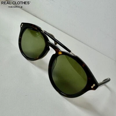 Lunettes de soleil/lunettes de mode aviateur rondes GUCCI Asian Fit b117 - Photo 1/4
